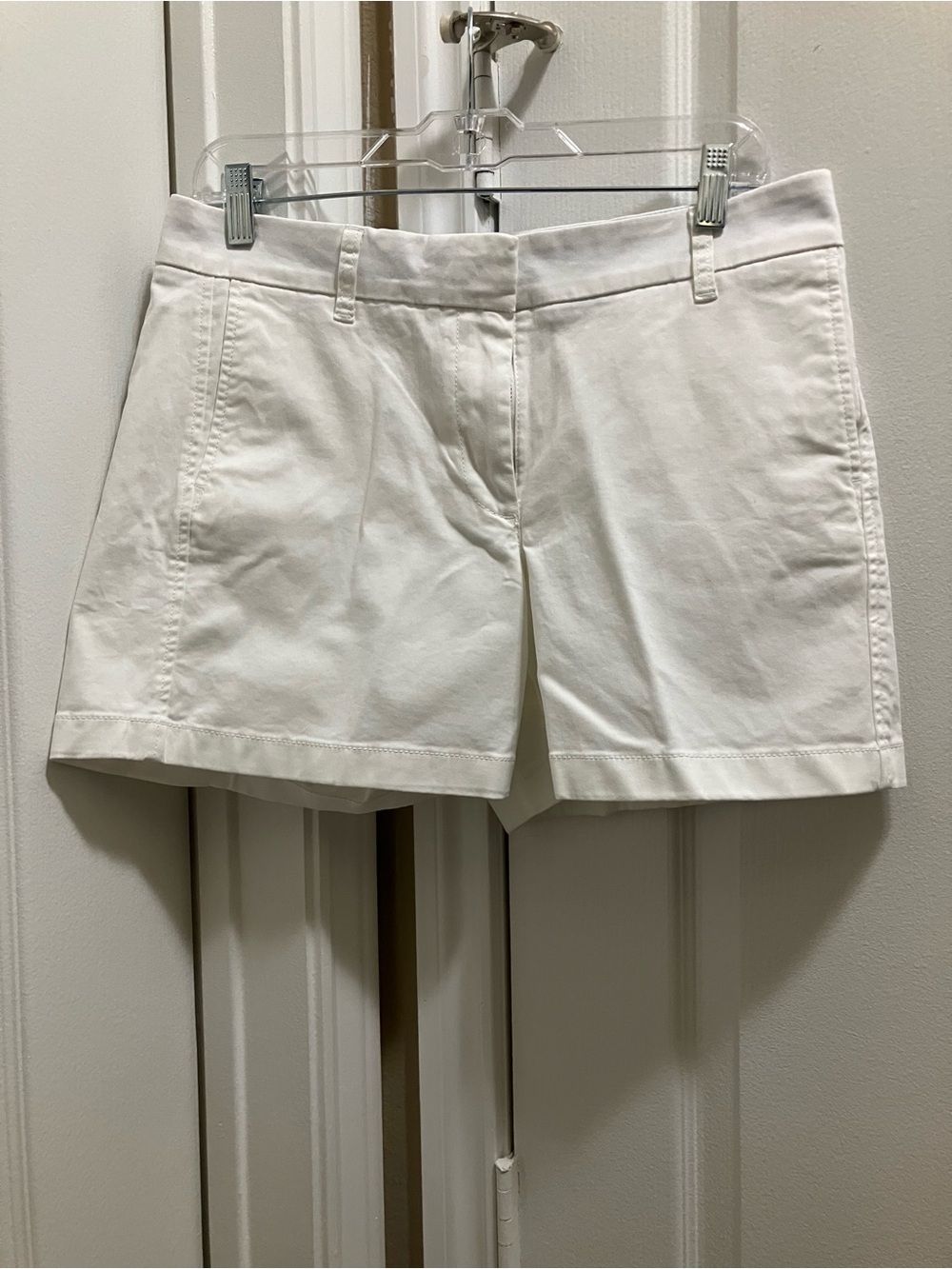 J CrewClassic Women's White Cotton Shorts